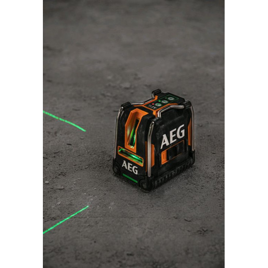 AEG Keresztvonalas lézer fém lábakkal (zöld) CLG330-K