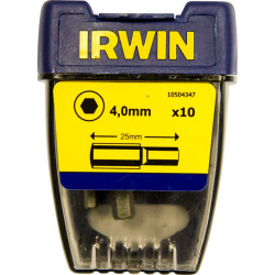 IRWIN Bithegy Hex 4 x 25 mm (10 db/cs.)