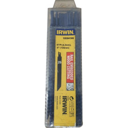 IRWIN Szablyafűrészlap 150 mm/6TPI fa bimetál (5 db/cs)