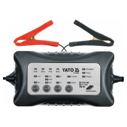 YATO Akkumulátor töltő 6-12 V / 1-4 A / max. 200 Ah