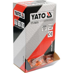 YATO Füldugó 7-12 mm (200 pár/cs)