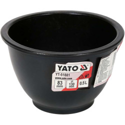 YATO Gipszelő edény 83x130 mm 500 ml