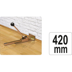 YATO Racsnis laminált padló behúzóvas 420 mm