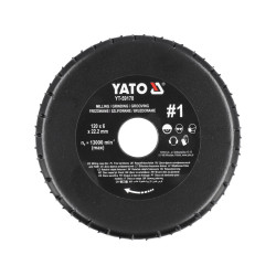 YATO Ráspolykorong finom #3 125 x 22,2 mm